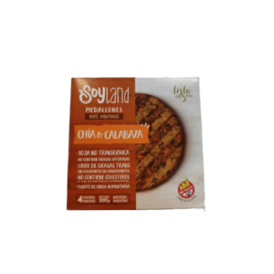 MEDALLON CHIA Y CALABAZA SOYLAND X300G