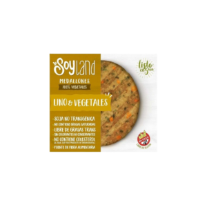 MEDALLON LINO Y VEGETALES SOYLAND X300G