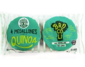 MEDALLONES DE QUINOA BROCOLI X4Unid